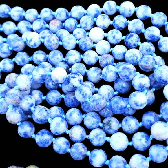 Bundle lot of 5 hard stone long necklaces Can Layer gemstone crystal Jewelry - Picture 3 of 12